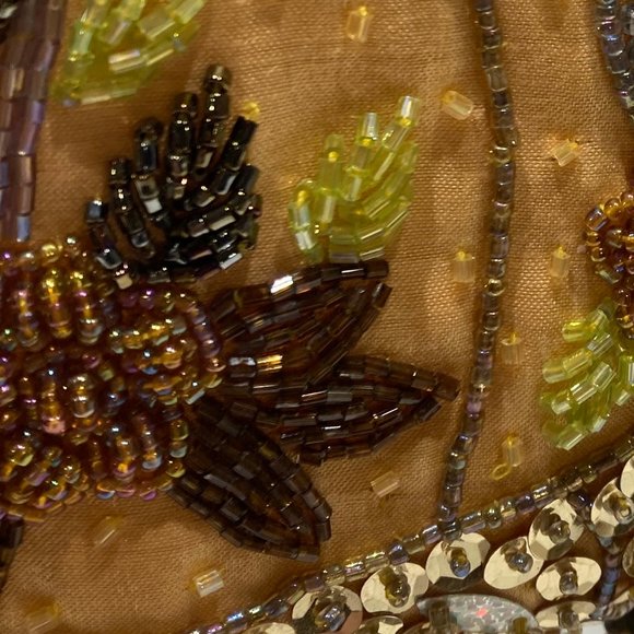 GOLDEN BEADED EVENING BAG - Picture 4 of 15